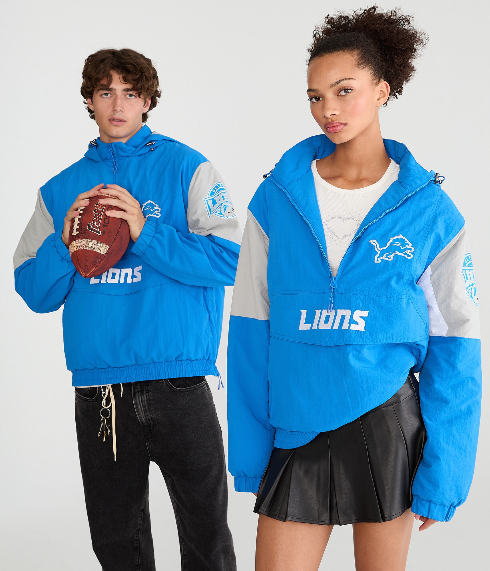 Detroit Lions Hooded Sideline Jacket