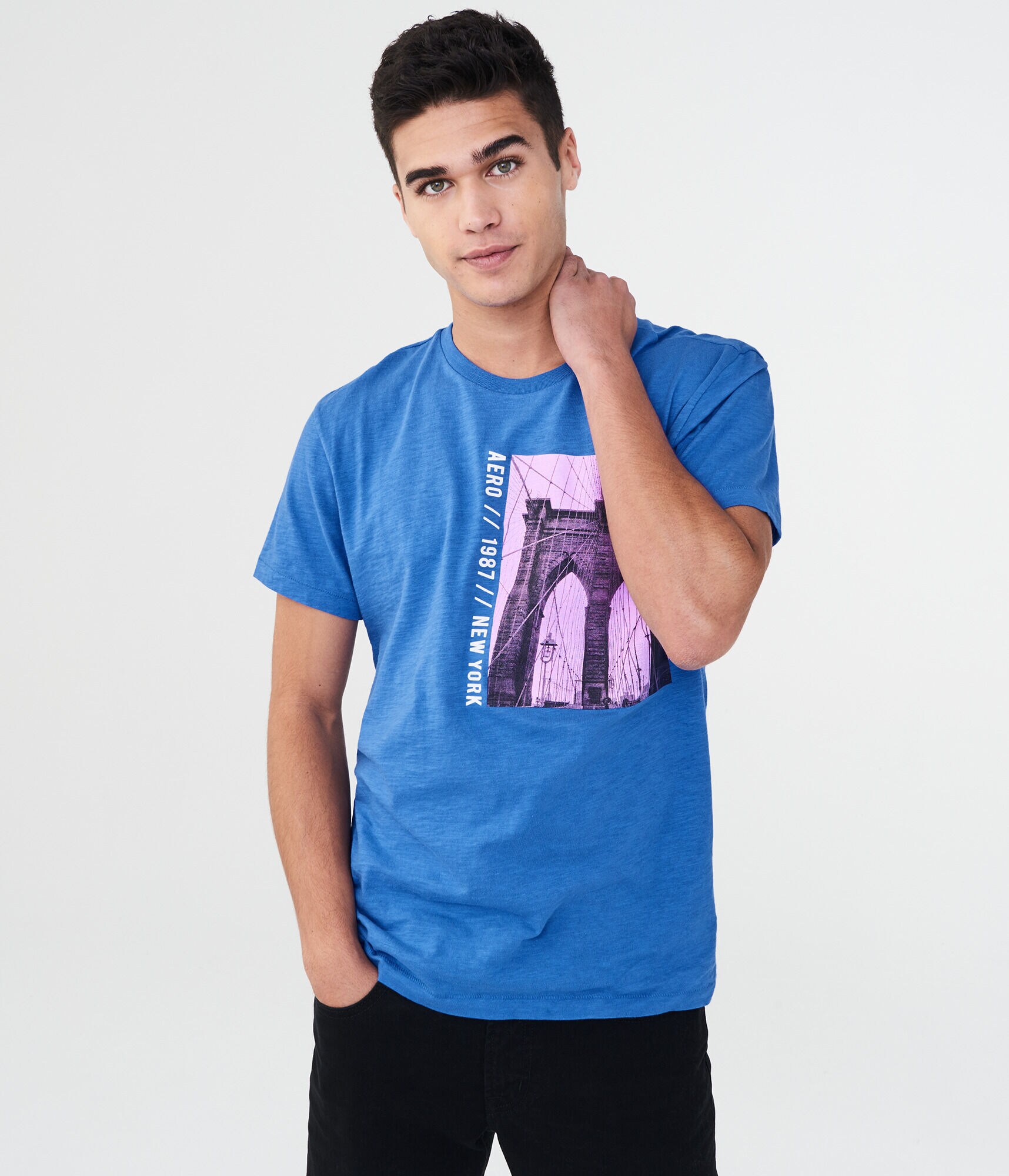 Aero 1987 New York Bridge Graphic Tee