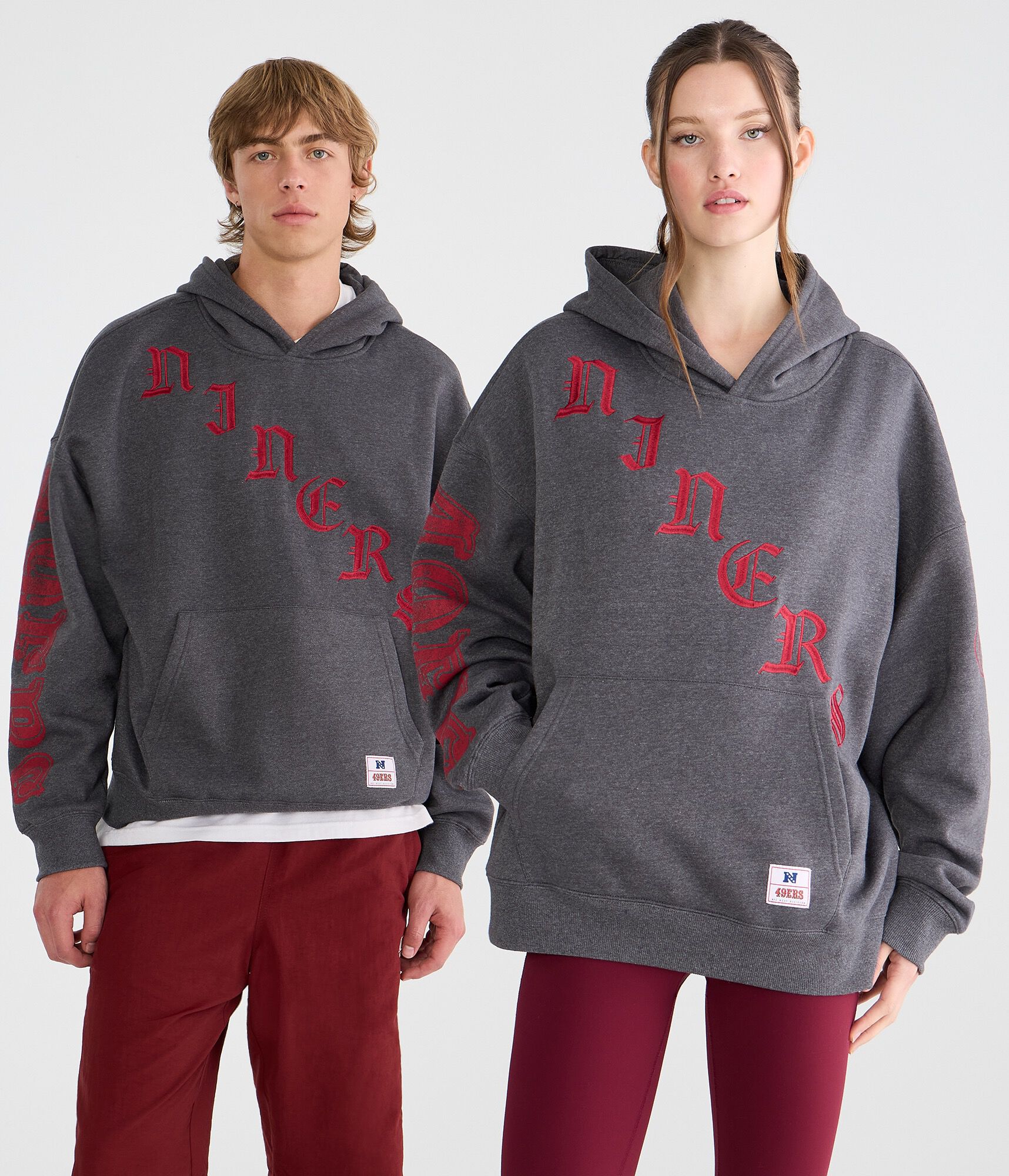 San Francisco 49ers Embroidered Pullover Hoodie