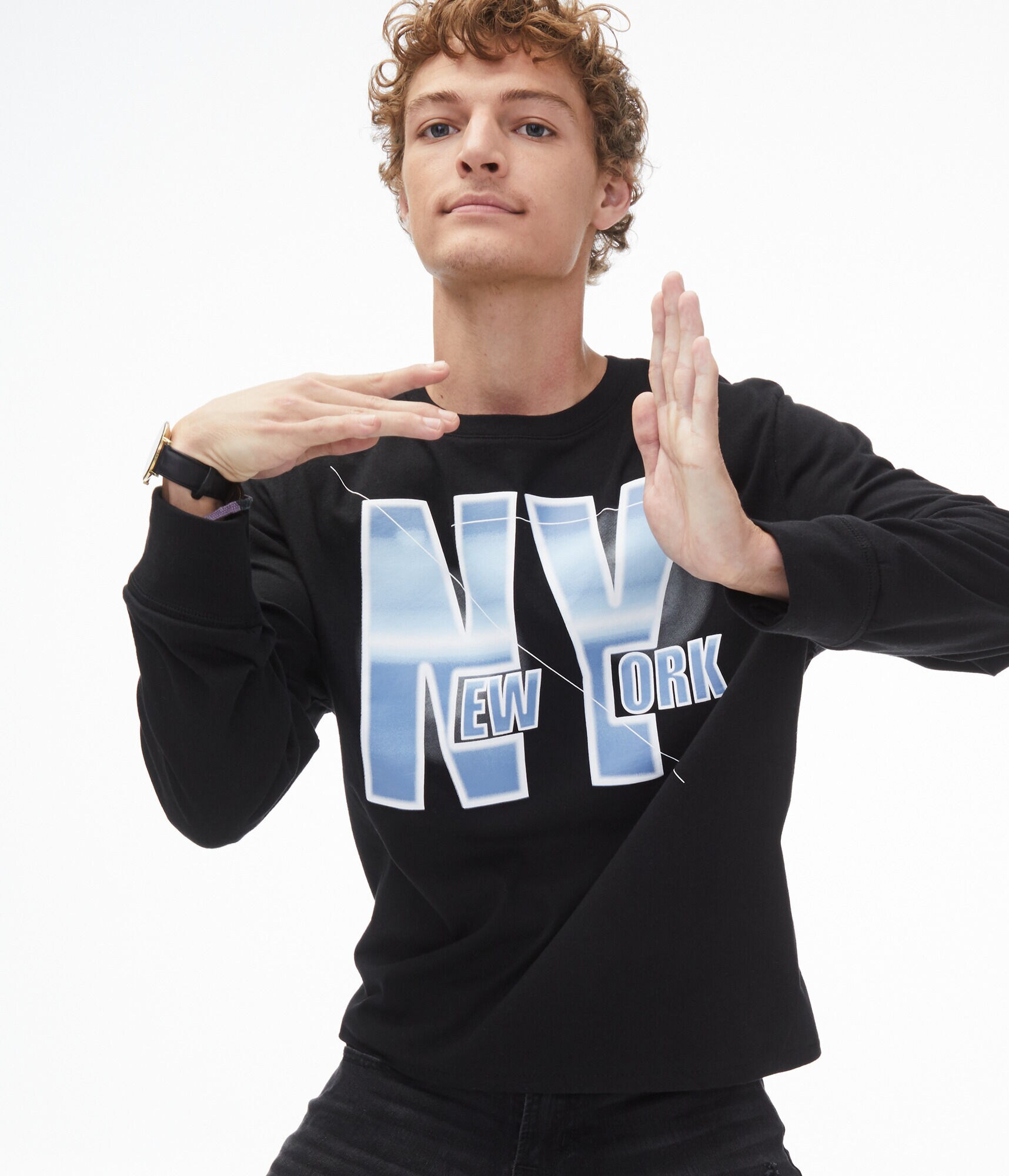 Long Sleeve New York Graphic Tee