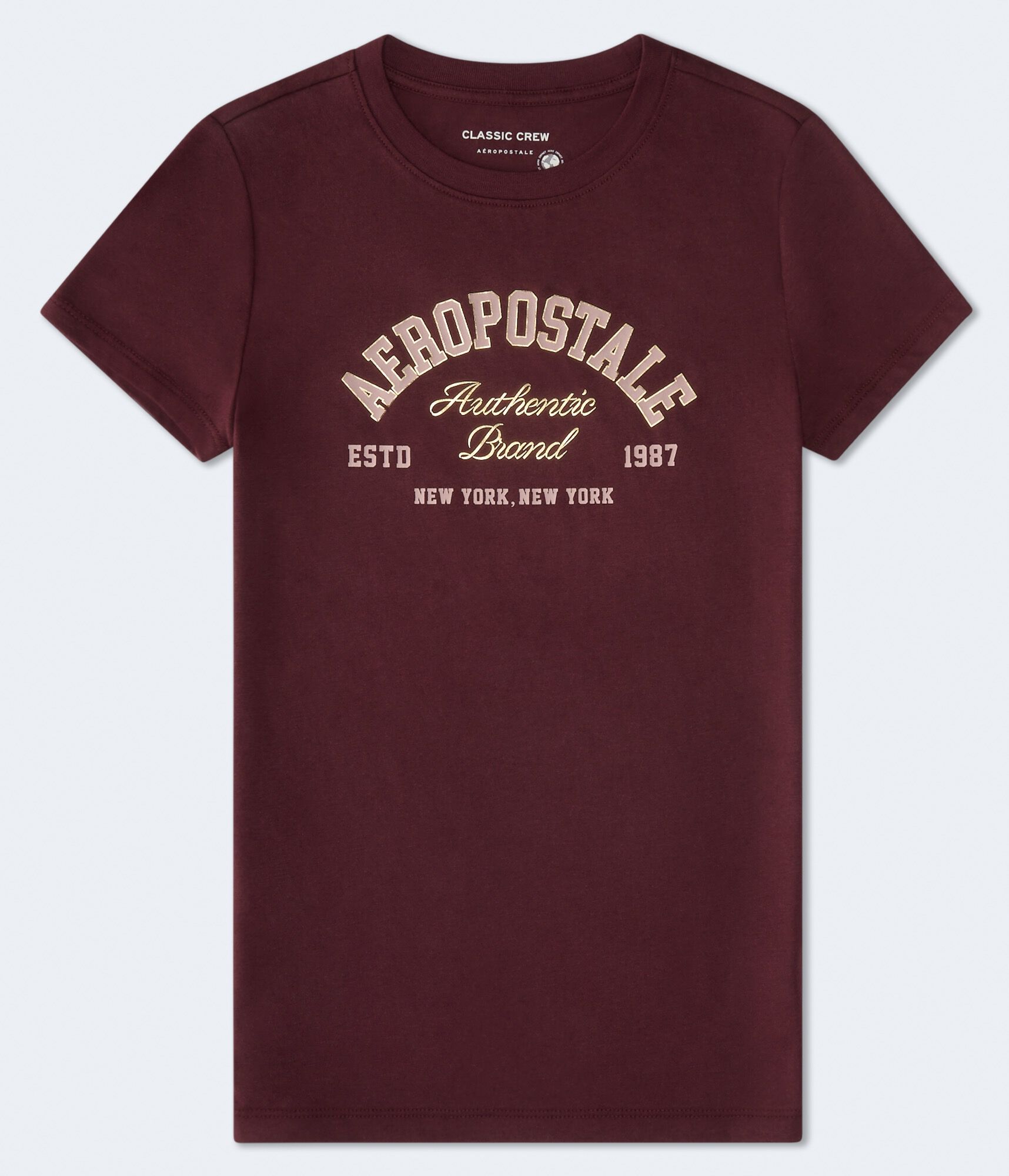 Aeropostale Arch Foil Graphic Tee
