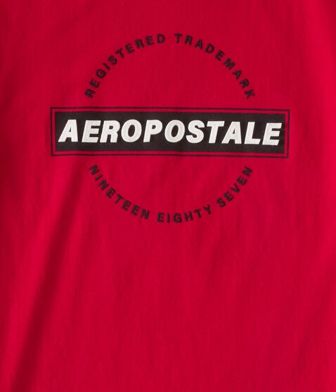 Aeropostale Circle Appliqué Graphic Tee Aeropostale Circle Appliqué Graphic Tee