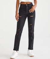 High-Rise Stretch Mom Jean