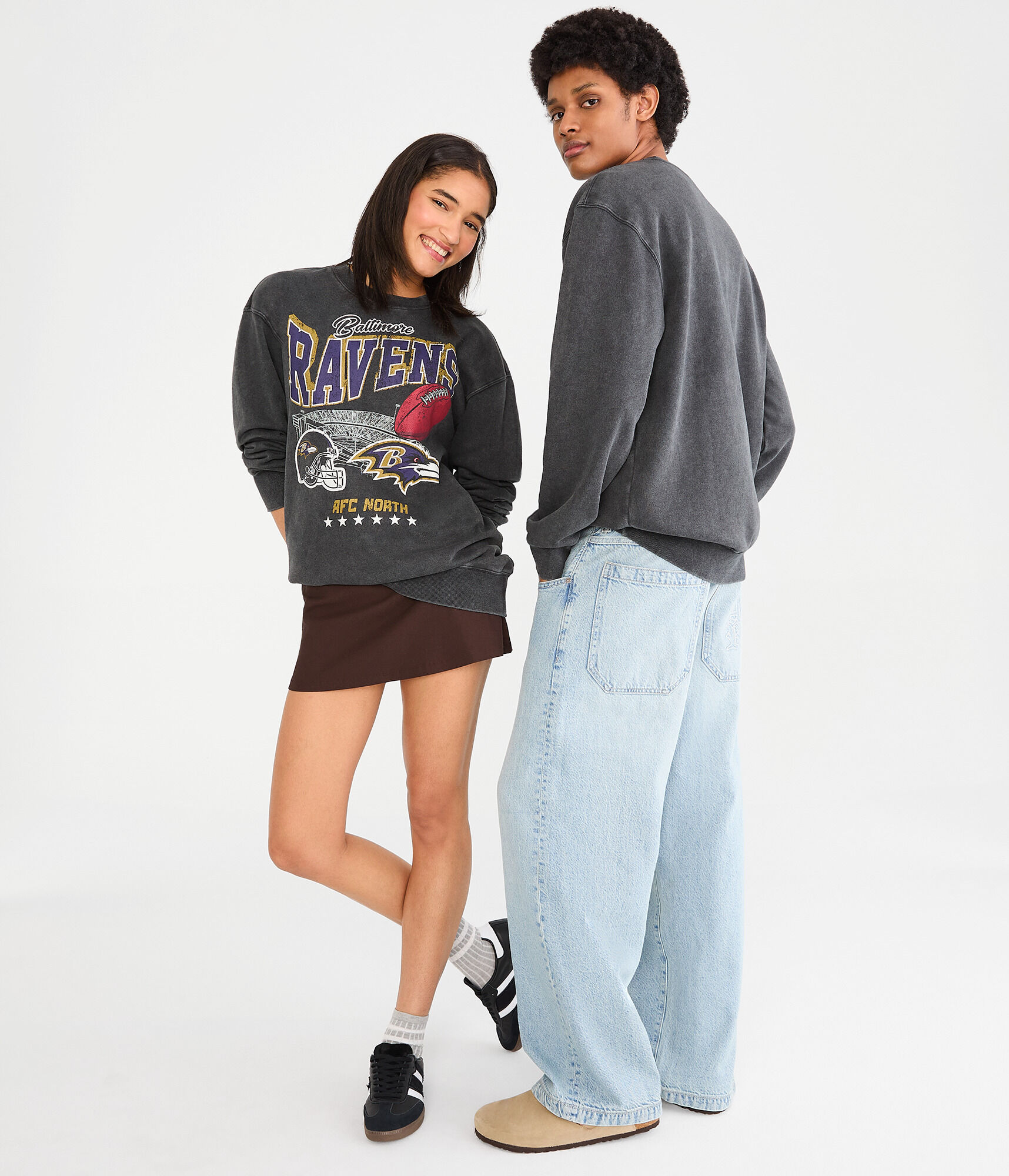 Baltimore Ravens Stadium Crew Sweatshirt