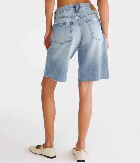 Low-Rise Denim Jorts