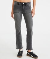 Mid-Rise Kick Flare Jean