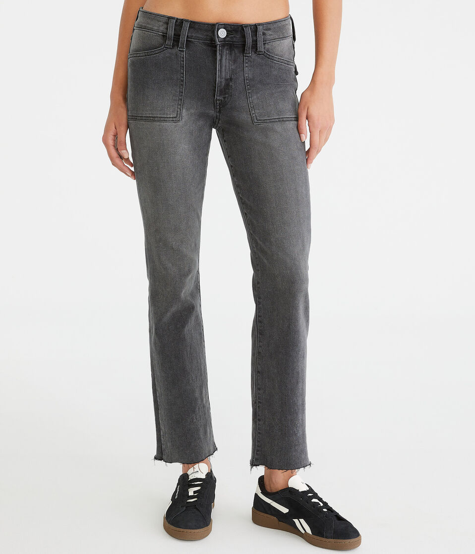 Mid-Rise Kick Flare Jean