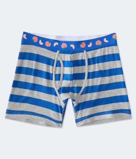 Printed Waistband Rugby Stripe 4.5" Boxer Brief Printed Waistband Rugby Stripe 4.5" Boxer Brief