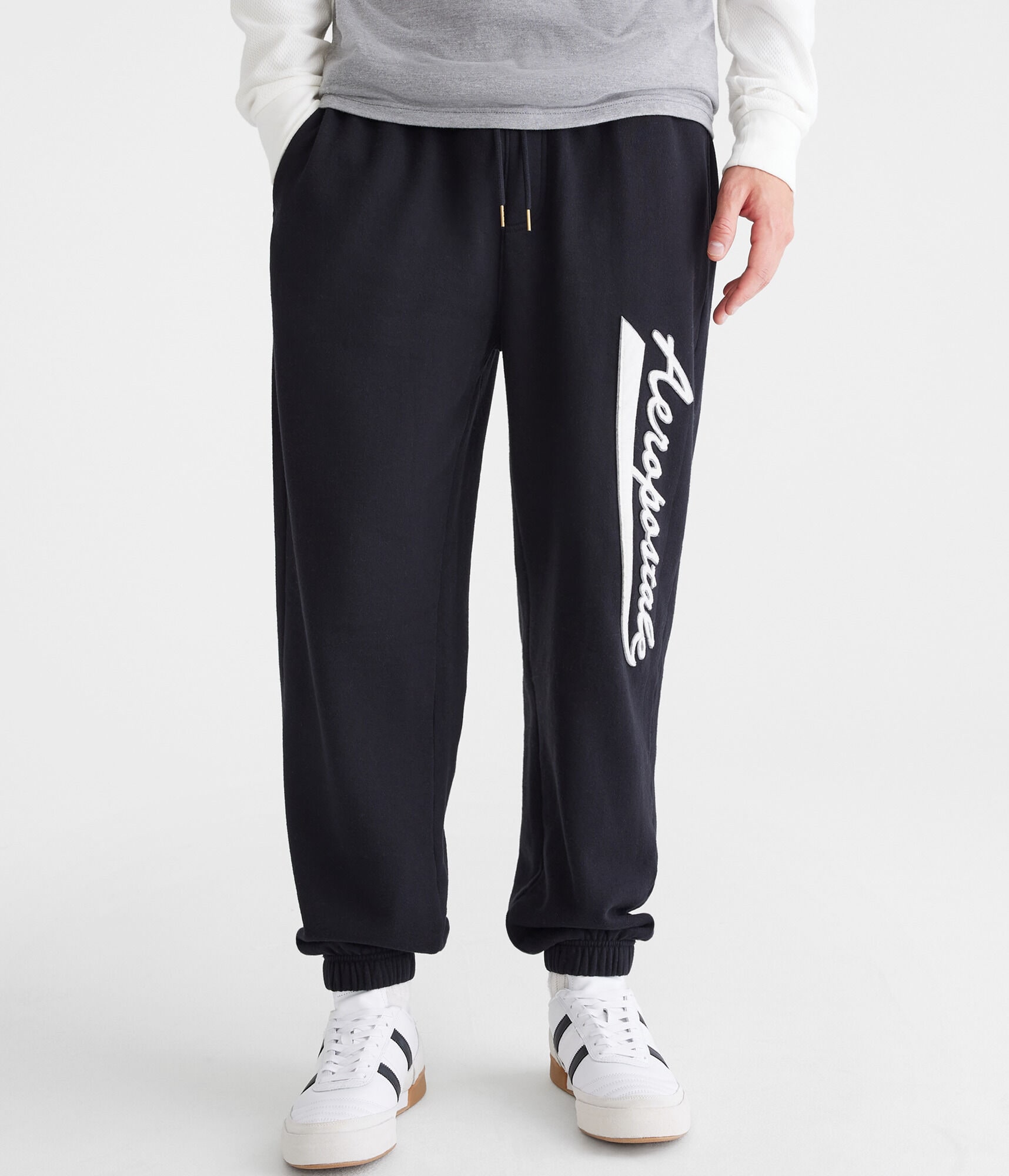 Aeropostale Script Logo Jogger Sweatpants