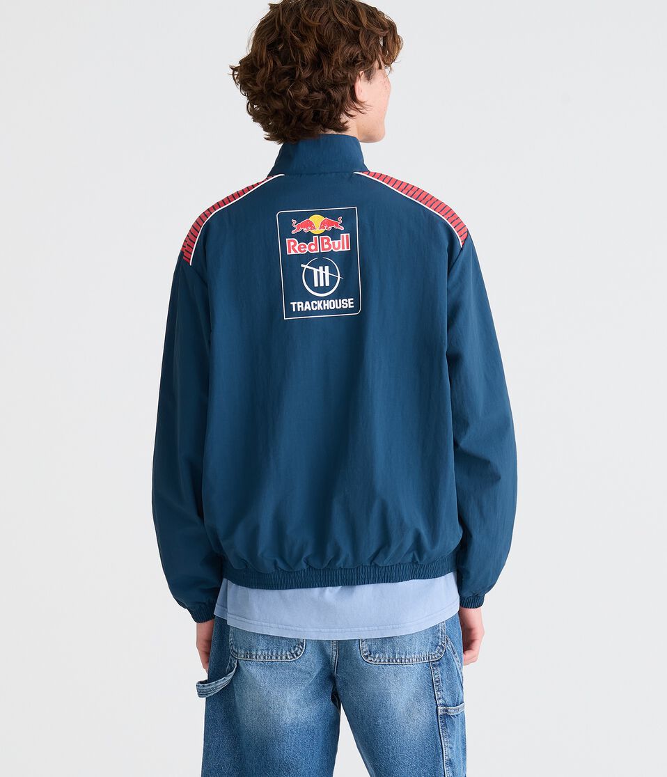 Track House Racing Jacket NASCAR Red Bull Trackhouse Quarter-Zip Track Jacket