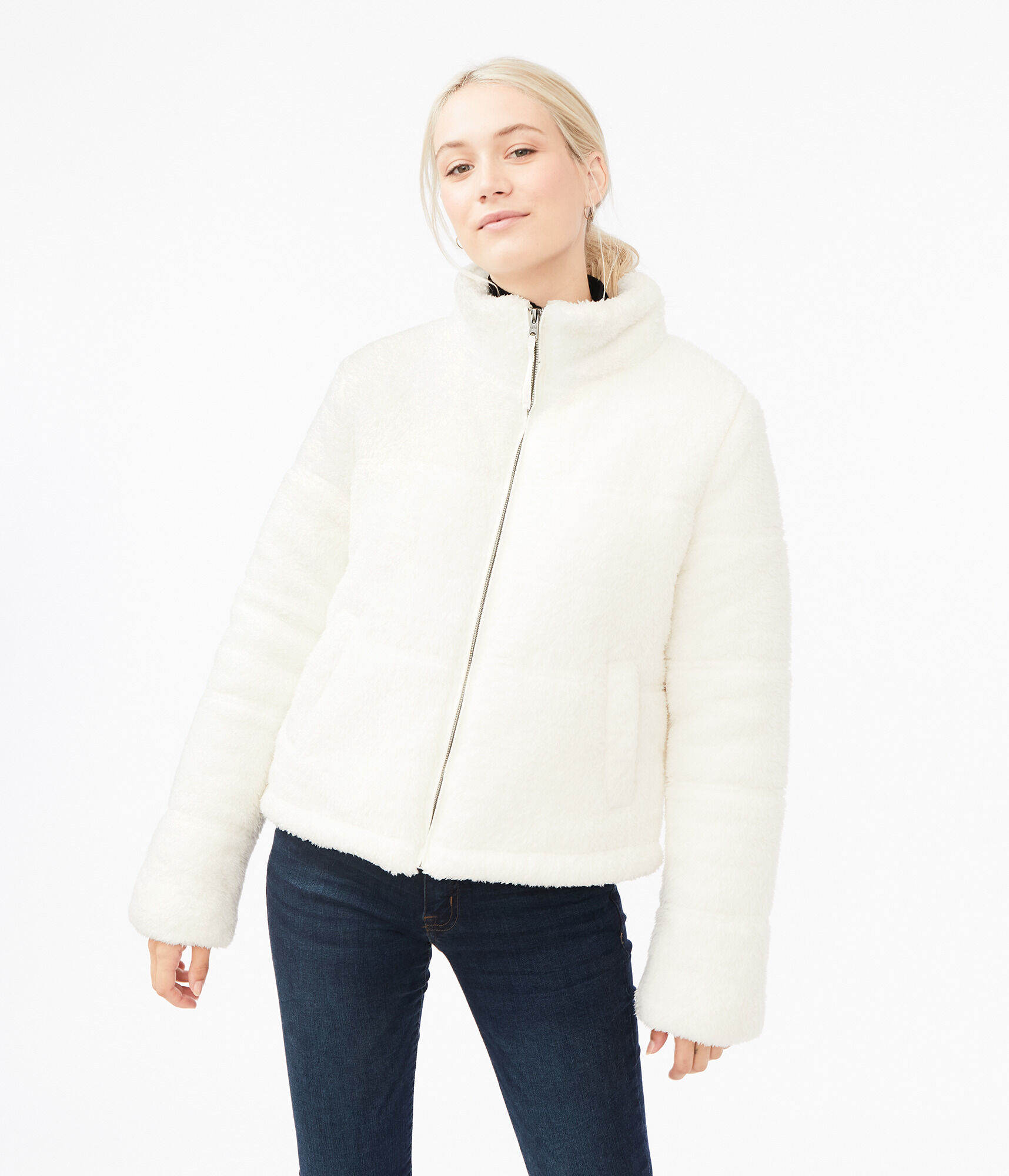 Faux Fur Puffer Jacket