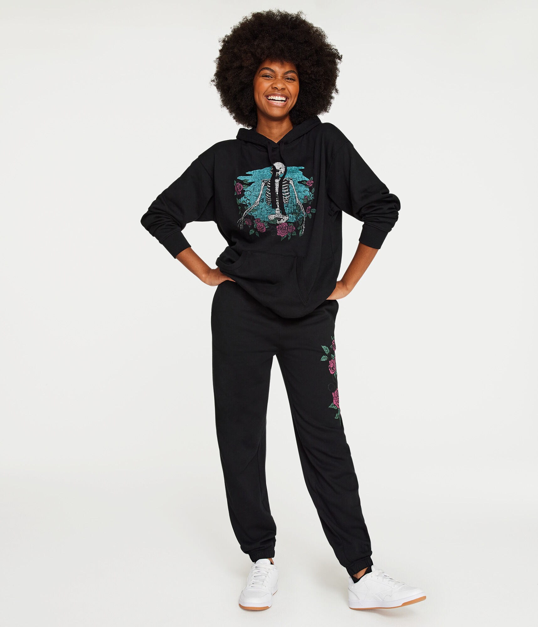 Climbing Roses Boyfriend Cinched Sweatpants