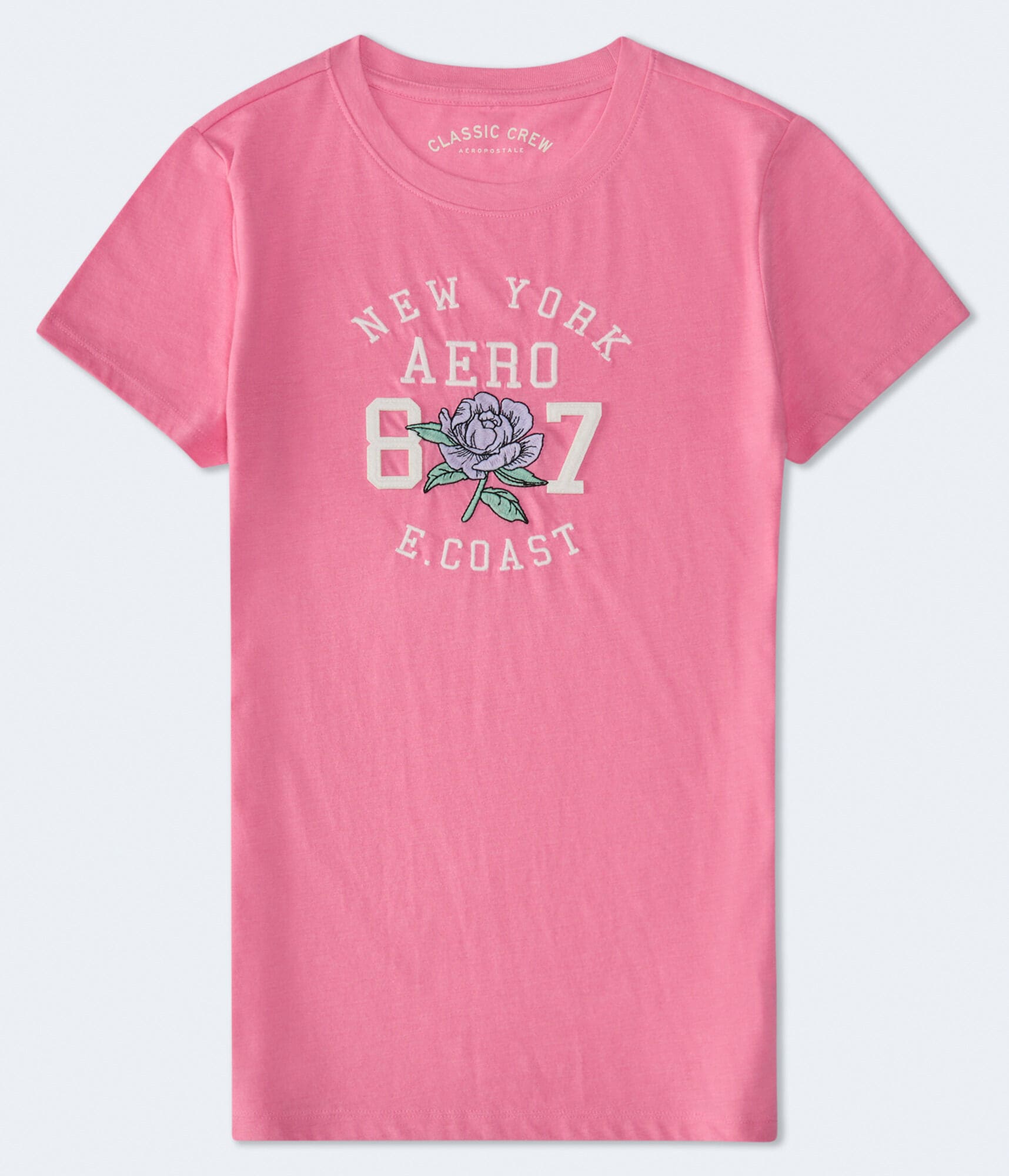 Aero 87 Rose Appliqu&eacute; Graphic Tee