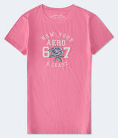 Aero 87 Rose Appliqué Graphic Tee