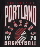Property Of Portland Blazers Relaxed Graphic Tee