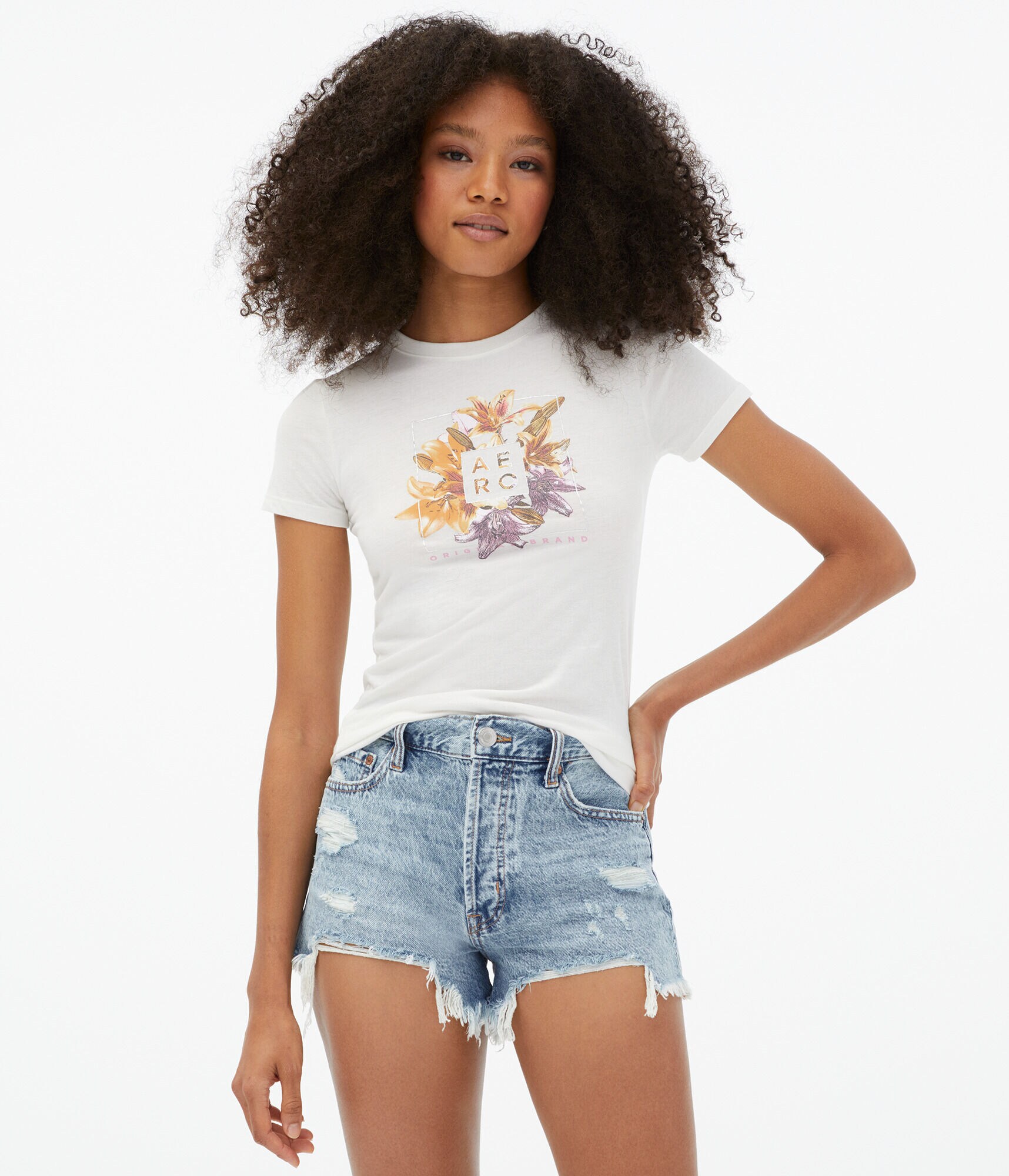 Aero Lily Foil Graphic Tee