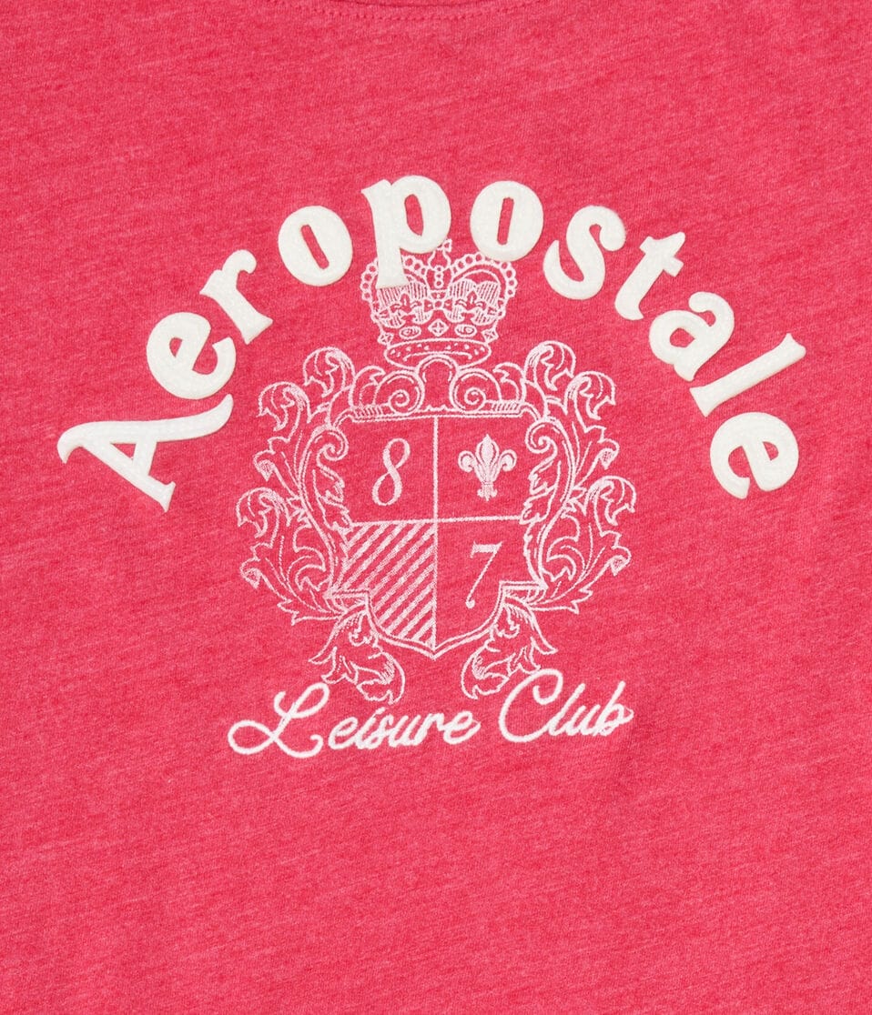 Aeropostale Leisure Club Appliqué Graphic Tee