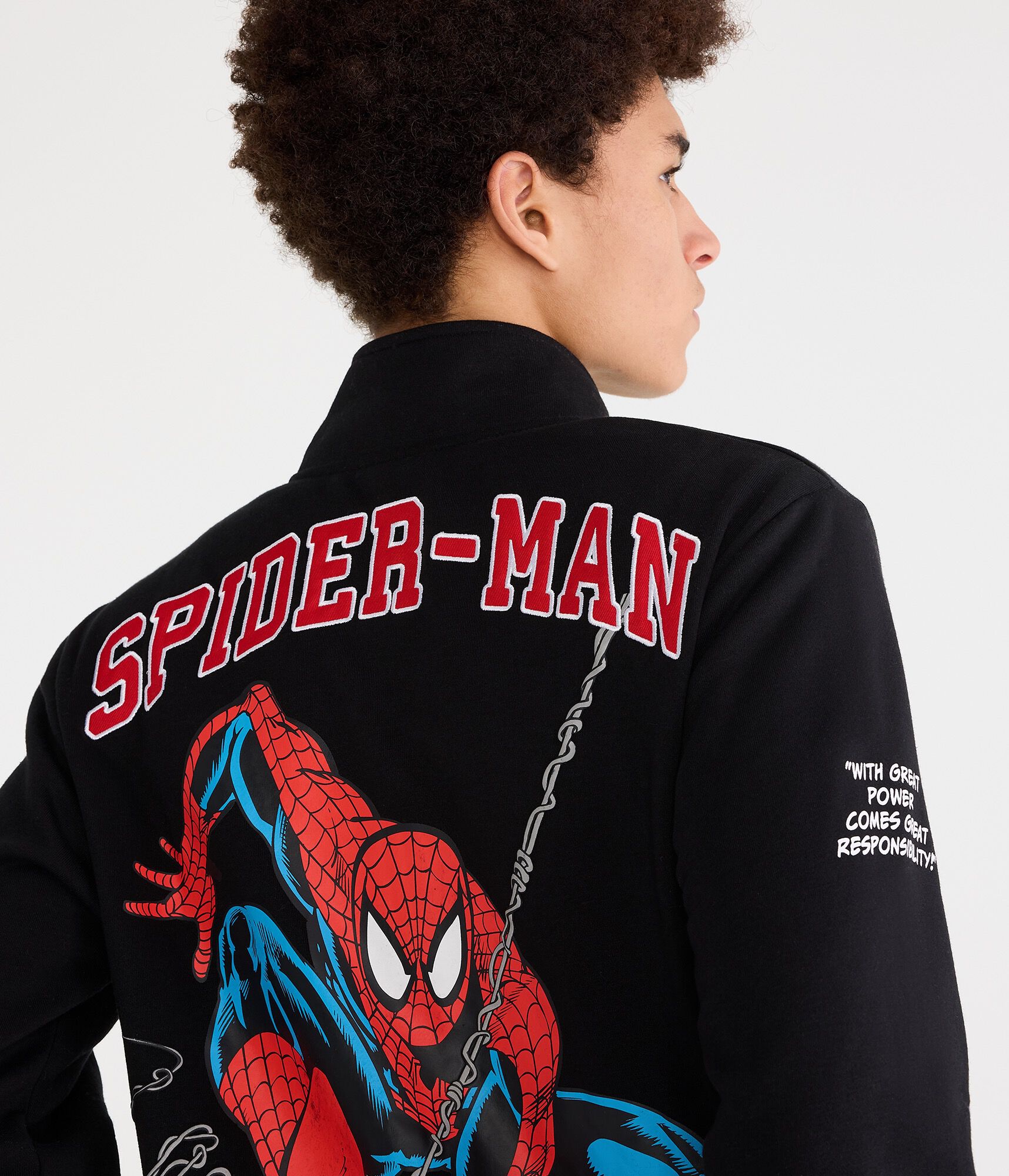 Marvel | A&eacute;ropostale Spider-Man Fleece Track Jacket