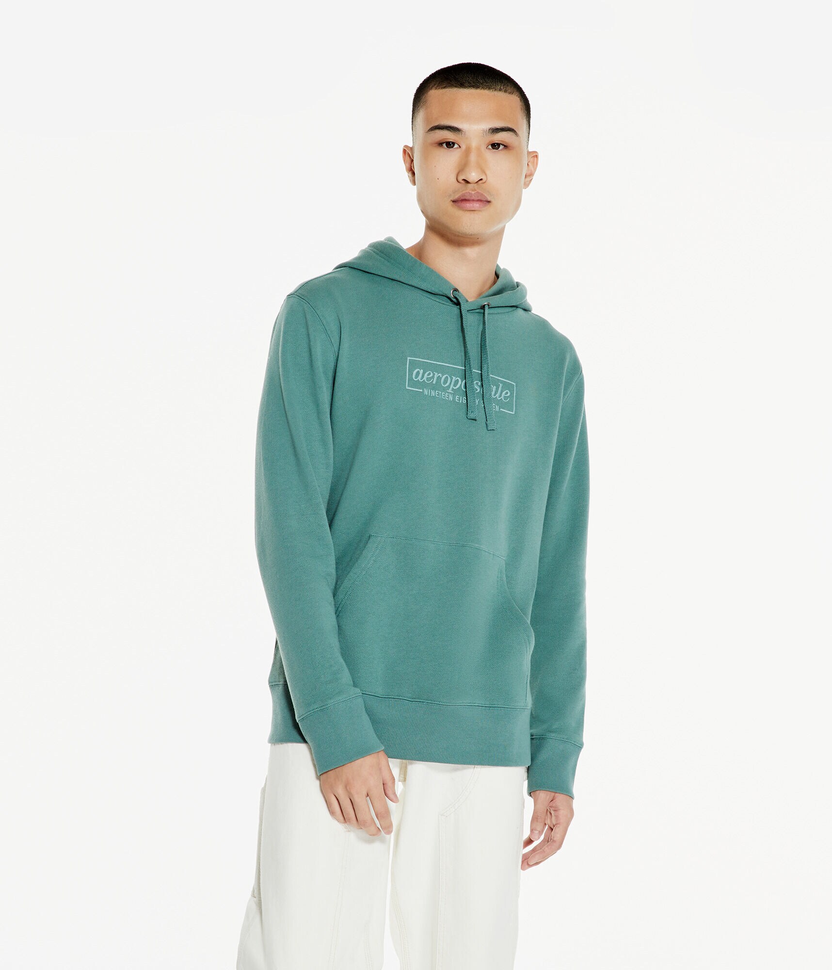 Aeropostale Script Logo Pullover Hoodie