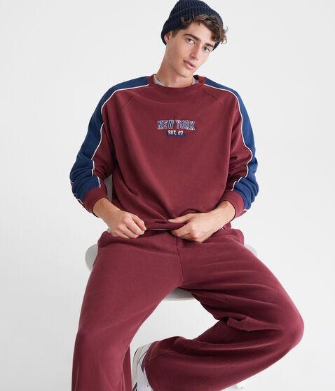 New York Colorblocked Crew Sweatshirt New York Colorblocked Crew Sweatshirt