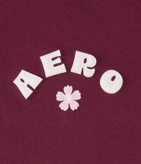 Aero Flower Appliqué Graphic Tee