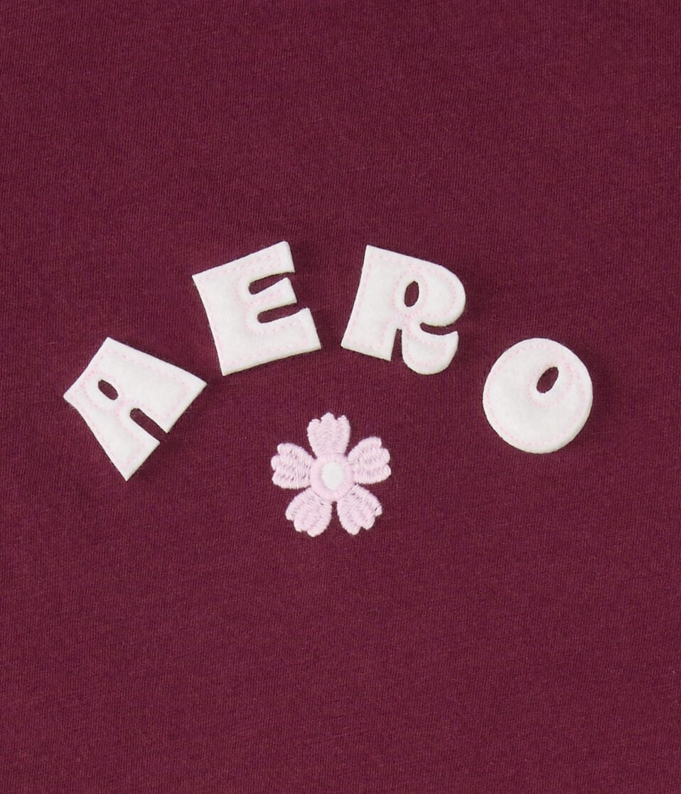 Aero Flower Appliqué Graphic Tee