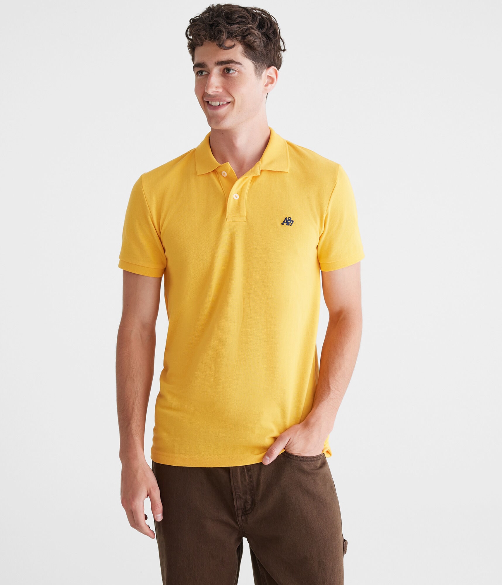 Eco A87 Logo Piqué Polo