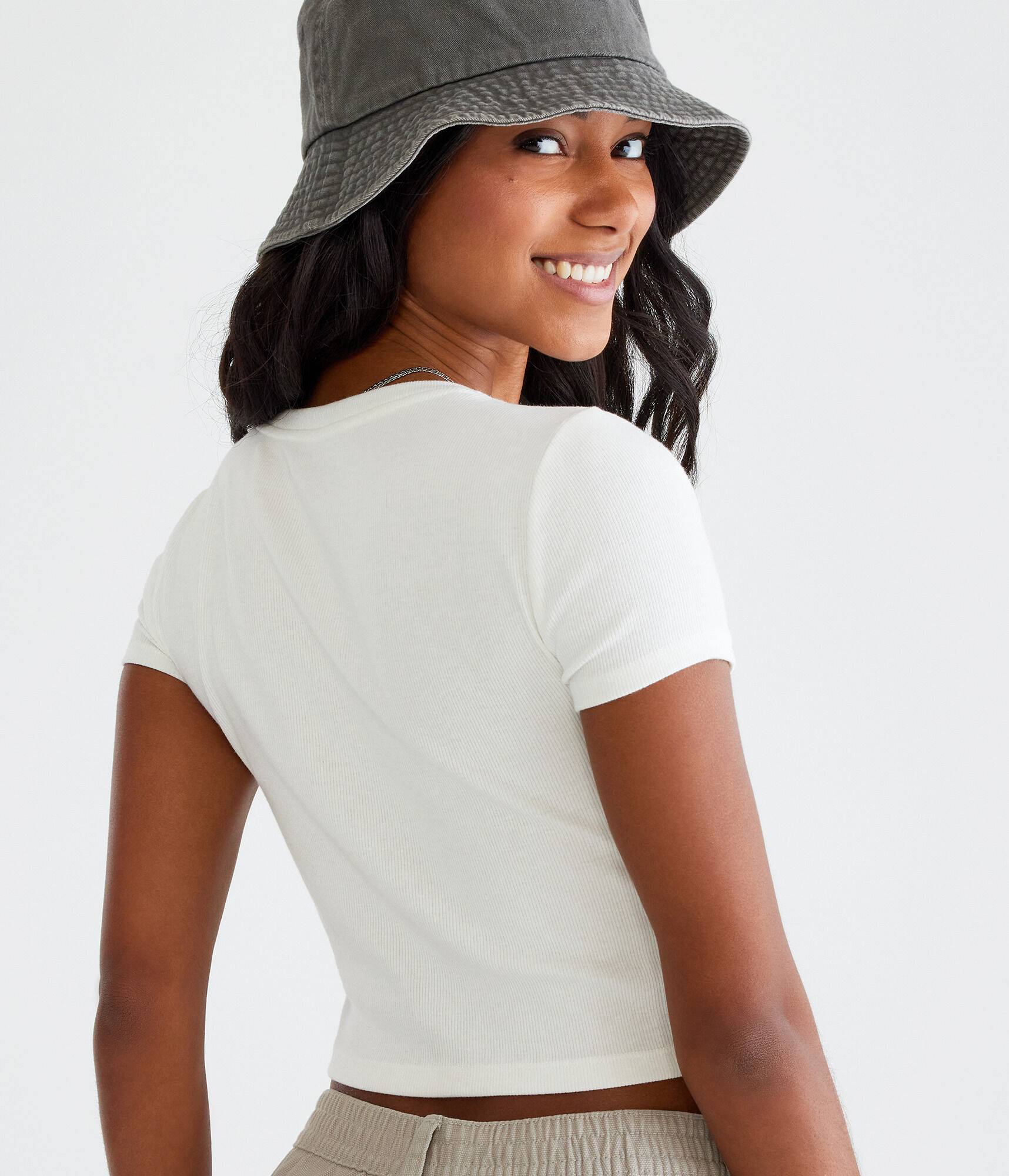 Seriously Soft Cropped Crew Baby Tee