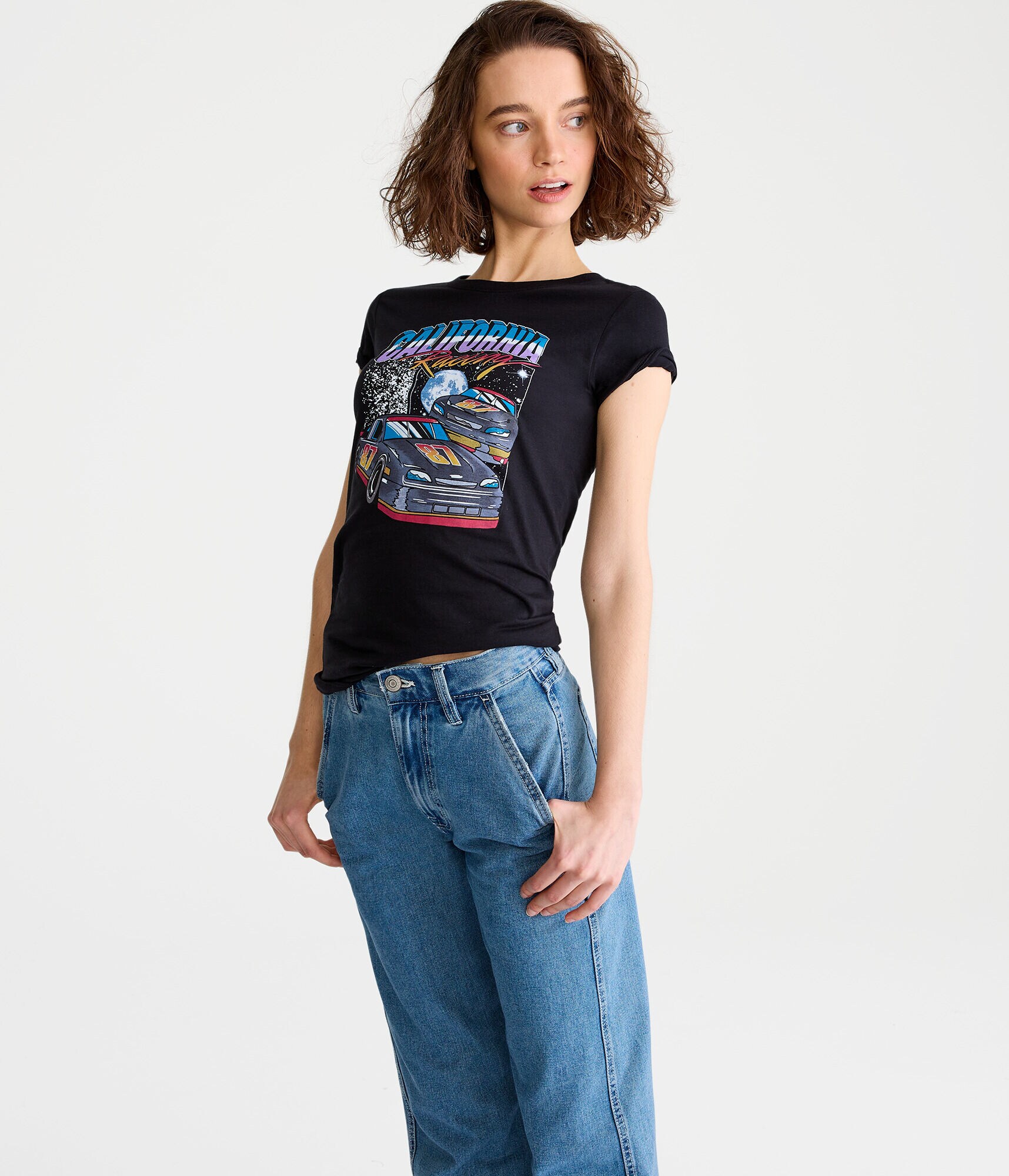 Cali Race Car Graphic Tee