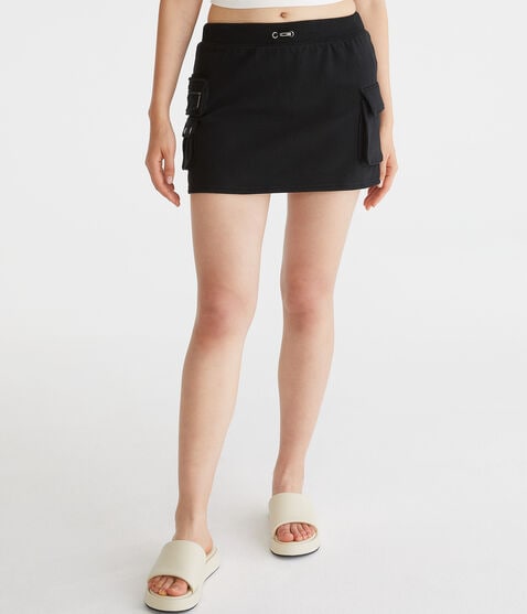 Fleece Cargo Mini Skirt Fleece Cargo Mini Skirt