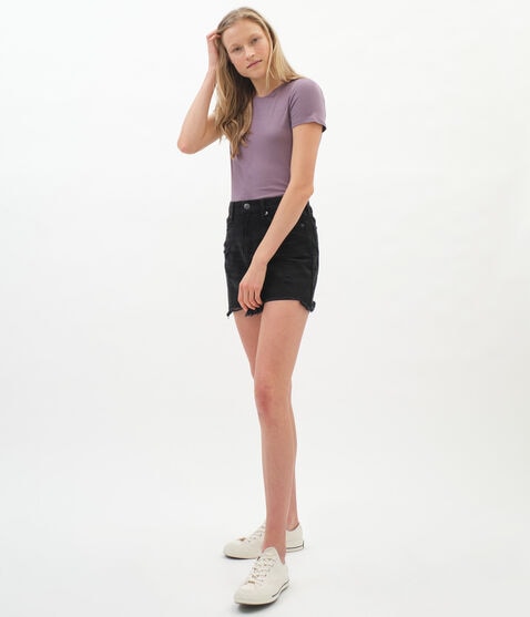 Real Denim High-Rise Mini Skirt Real Denim High-Rise Mini Skirt