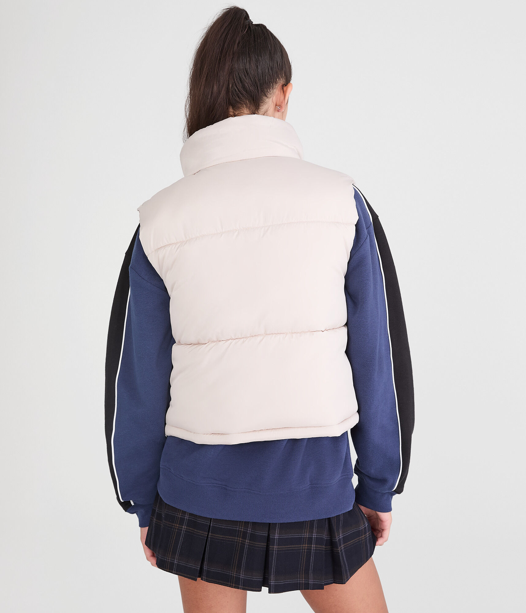Lightweight Cropped Puffer Vest