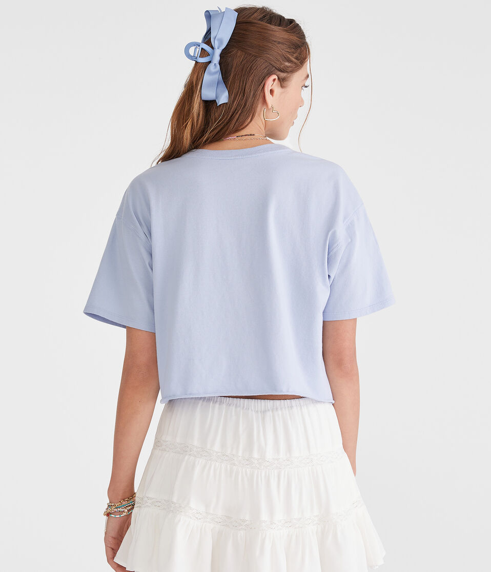 Nantucket Tennis Notch-Neck Boyfriend Graphic Tee