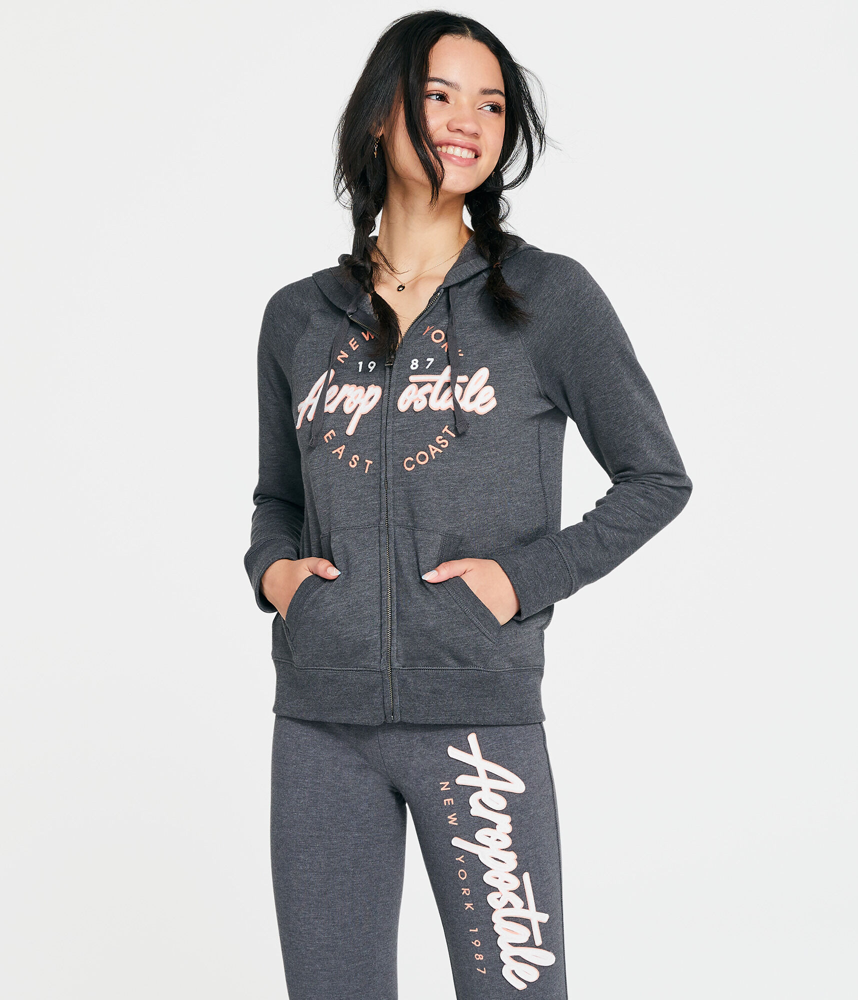 Aeropostale New York Full-Zip Hoodie