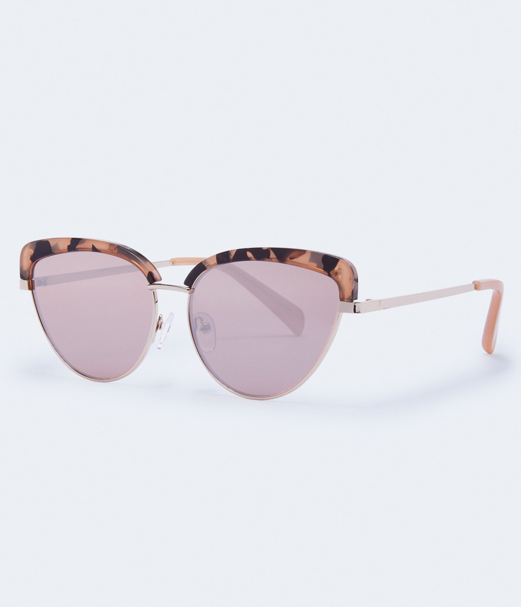 Tonal Fashion Cateye Sunglasses