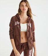 Aeropostale NY Logo Full-Zip Hoodie