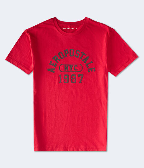 Aeropostale Arch Appliqué Graphic Tee Aeropostale Arch Appliqué Graphic Tee