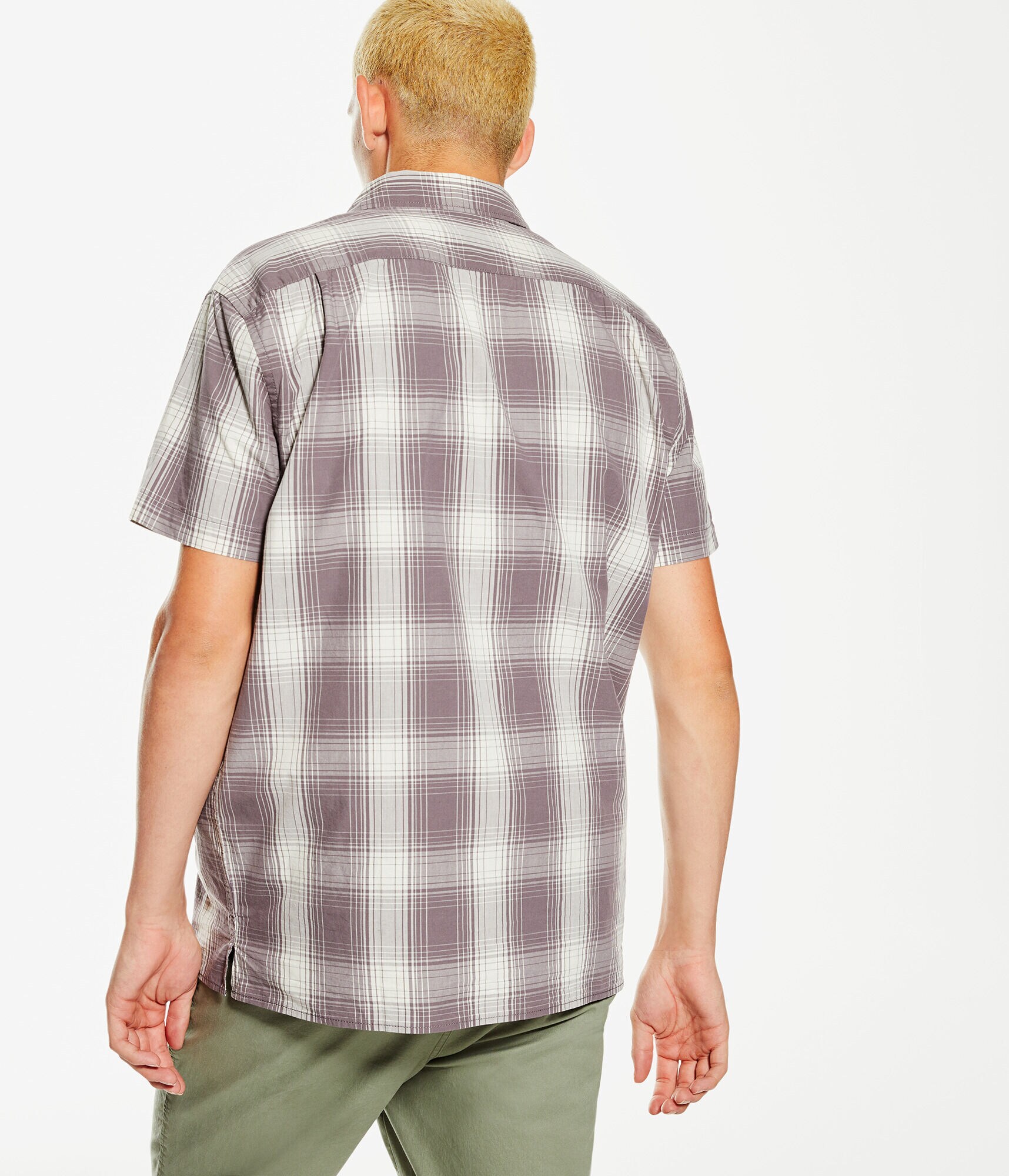 Relaxed Plaid Button-Down Shirt