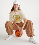 Los Angeles Lakers Cropped Boyfriend Graphic Tee