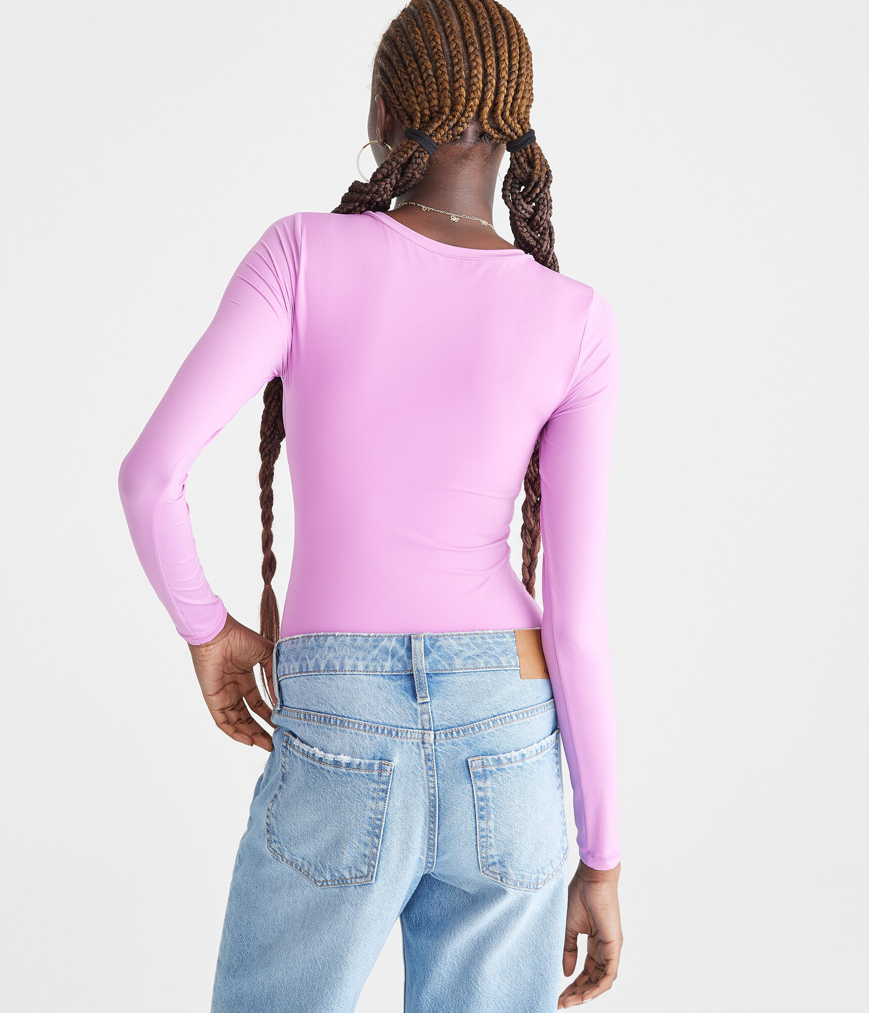 Long Sleeve Seriously Soft Smooth Crew Bodysuit