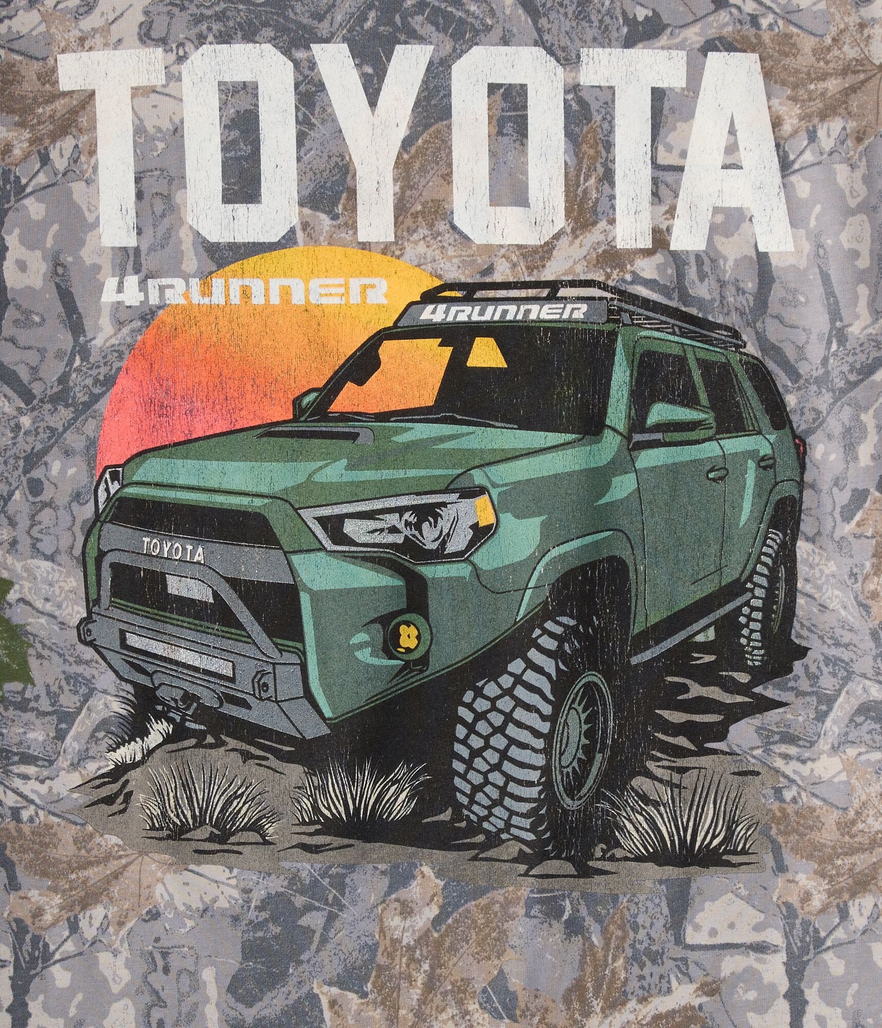 Toyota 4Runner Forest Camo Relaxed Graphic Tee