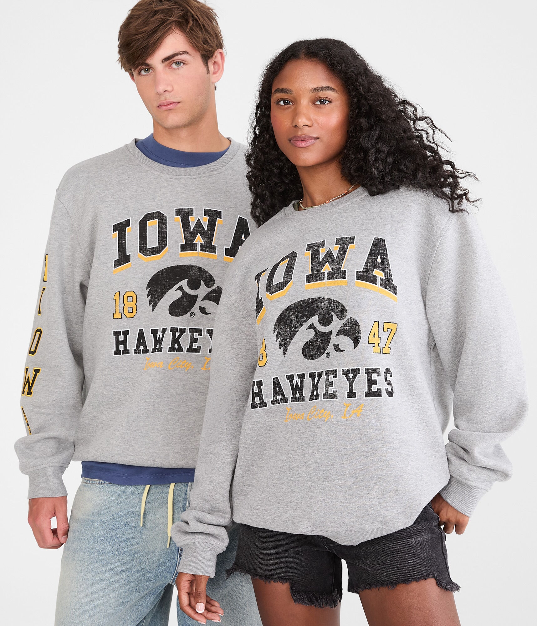 Iowa Hawkeyes Crew Sweatshirt