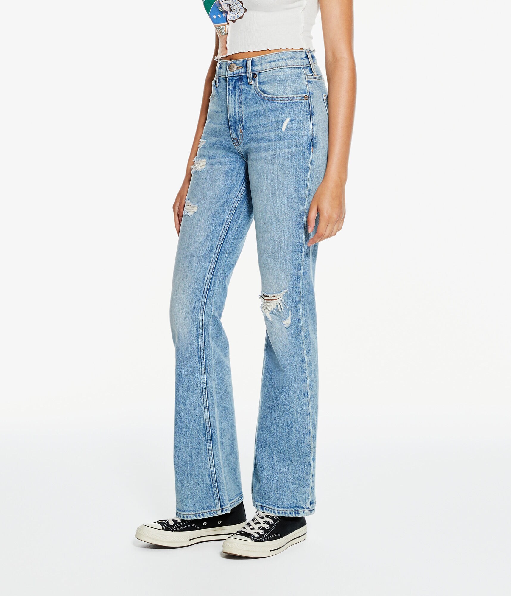 High-Rise Flare Jean