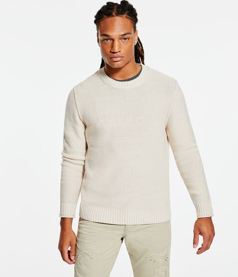 Faded Crew Sweater