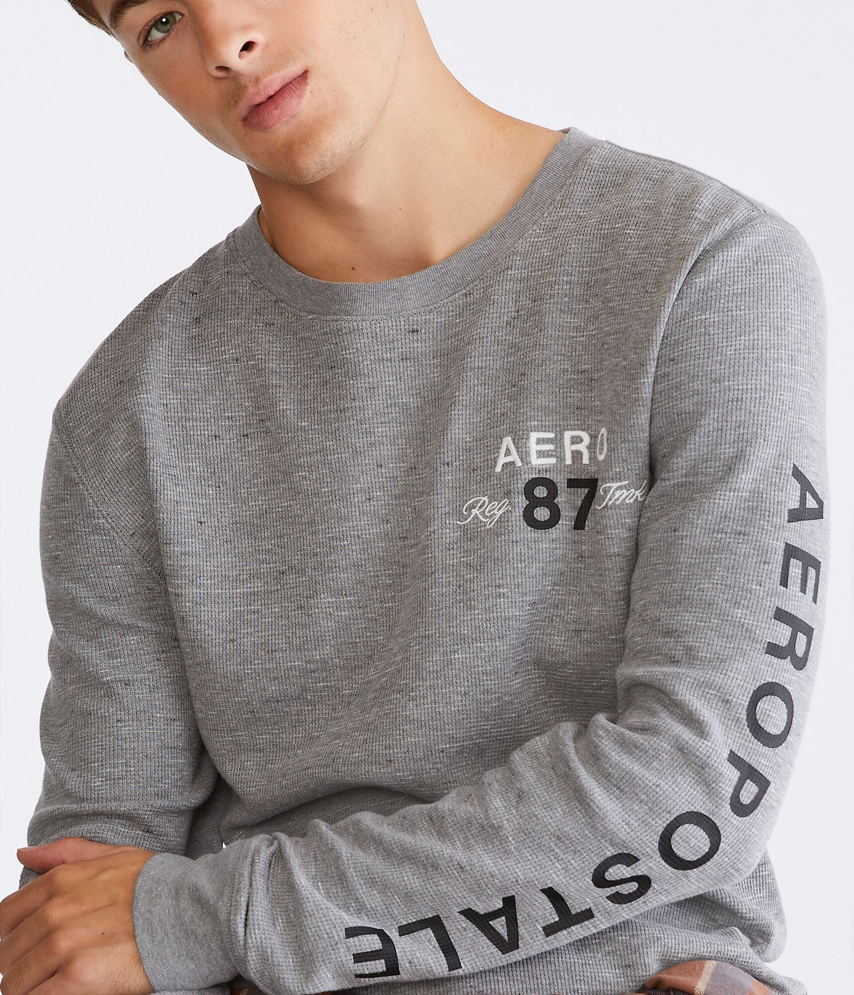 Long Sleeve Aero 87 Graphic Thermal Tee