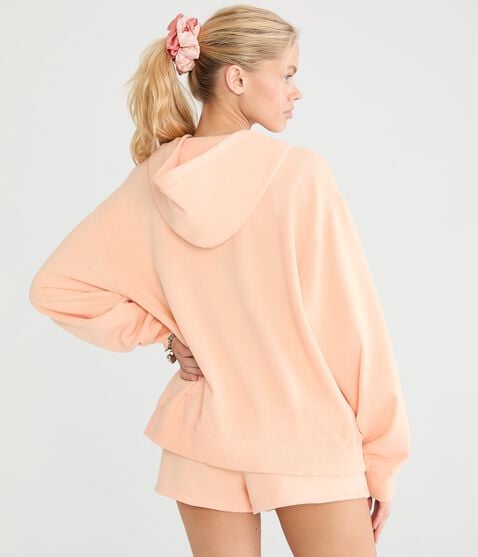 Cloud Soft Oversized Full-Zip Hoodie