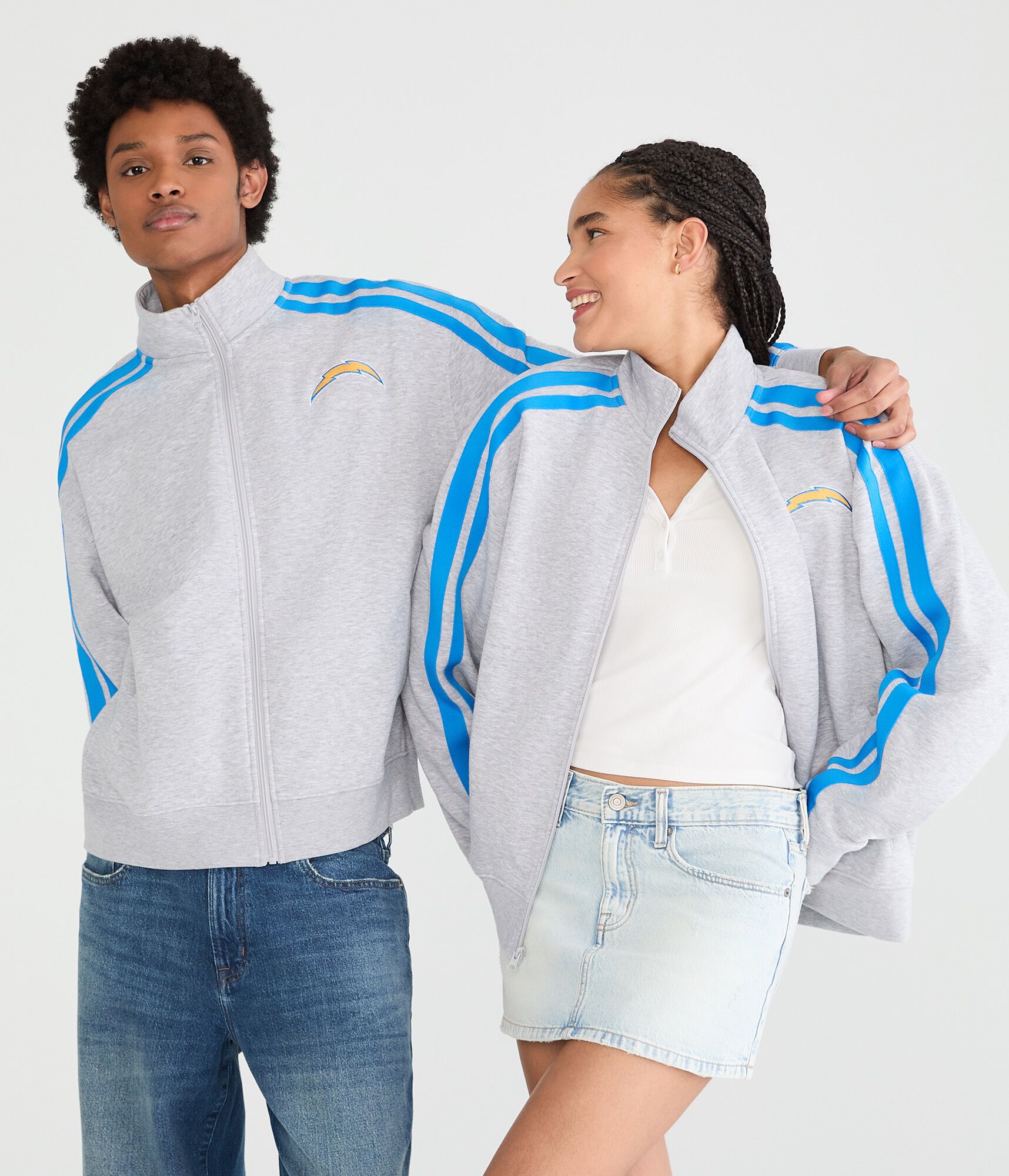 Los Angeles Chargers Fleece Track Jacket