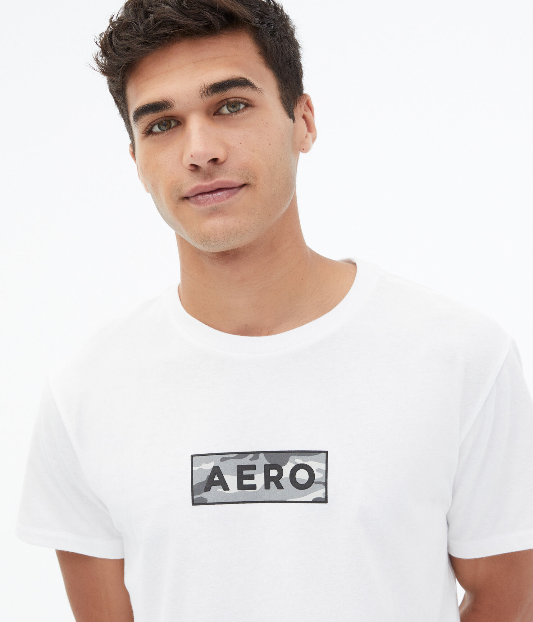 Camo Box Logo Graphic Tee