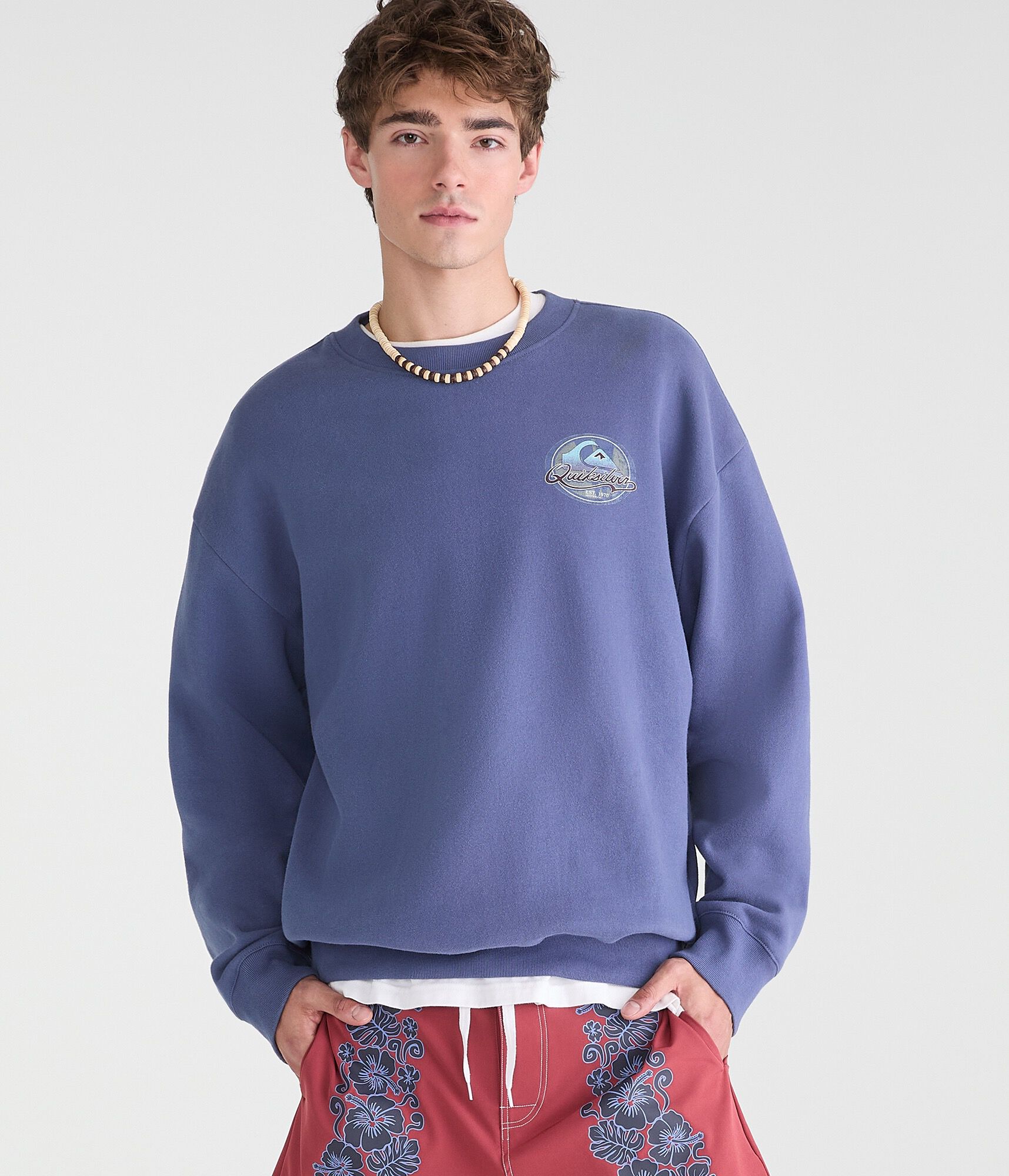 Quiksilver Logo Crew Sweatshirt