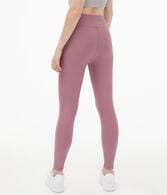 Ribbed High-Rise Crossover Leggings